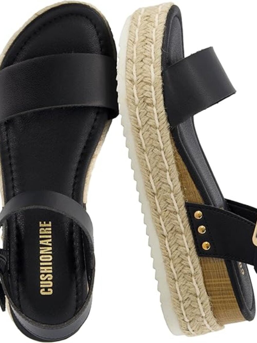 Melissa Espadrille Platform Sandals For Women with Adjustable Ankle Strap and Me